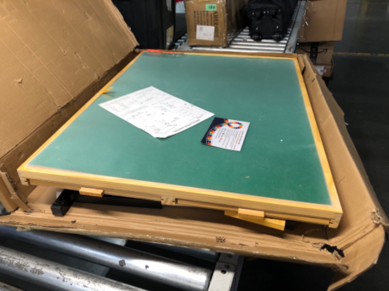 Photo 9 of ***USED - DAMAGED - INCOMPLETE - MISSING PARTS - SEE PICTURES***
BuilderButler Dual-Layer 25"x34" Adjustable Puzzle Table with Wheels,3-Tilting-Angle Adjustable Board with 4 Drawers and Cover,Ideal for Puzzle Enthusiasts