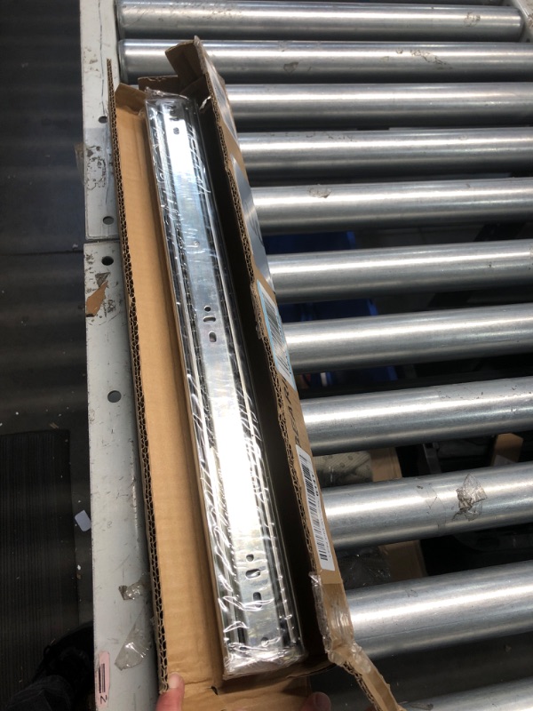 Photo 1 of REGUDA Heavy Duty Locking Drawer Slides Full Extension Runners with Lock 12 14 16 18 20 22 24 26 28 30 32 34 36 38 40 Inch Side Mount Ball Bearing Rails Track Glides 150 Lbs (Without Lock, 20 inch)