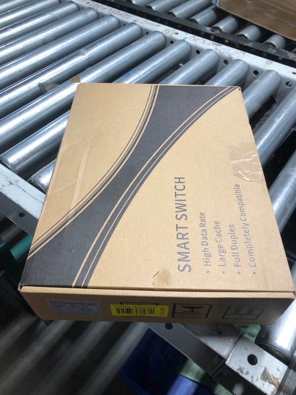 Photo 1 of 8 Port 10G SFP+ Ethernet Switch Unmanaged, Support 1.25G/2.5G/10G SFP Module, 160Gbps Bandwidth, Desktop Wallmount Metal Fanless, Plug&Play