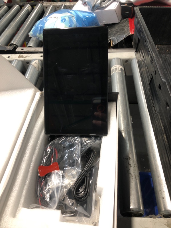 Photo 1 of **SCREEN IS SLIGHTLY SCRATCHED**
Wireless Carplay Screen for Car - 9'' Portable Car Stereo with 4K Dash Cam, 1080P Backup Camera, Car Satellite Radio with Apple Carplay & Android Auto, GPS Navigation/AirPlay/Voice Control