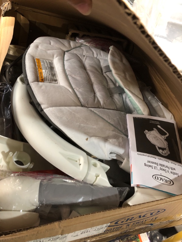 Photo 3 of ***USED - LIKELY MISSING PARTS - UNABLE TO VERIFY FUNCTIONALITY***
Graco Soothe 'n Sway LX Baby Swing with Portable Bouncer