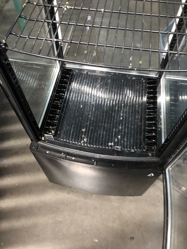 Photo 1 of ***TRUCK/TRAILER PICKUP ONLY - DAMAGED - CRACKED - POWERS ON - UNABLE TO TEST FURTHER - LIKELY MISSING PARTS - SEE PICTURES***
MilleLoom Commercial Display Refrigerator - 10.52 Cu.Ft Single Door, Led Lighting On Five Sides, Double-Glazed, Frost Free, Coun
