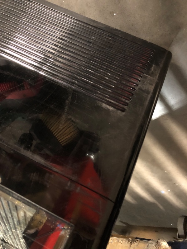 Photo 1 of ***TRUCK/TRAILER PICKUP ONLY - DAMAGED - CRACKED - POWERS ON - UNABLE TO TEST FURTHER - LIKELY MISSING PARTS - SEE PICTURES***
MilleLoom Commercial Display Refrigerator - 10.52 Cu.Ft Single Door, Led Lighting On Five Sides, Double-Glazed, Frost Free, Coun