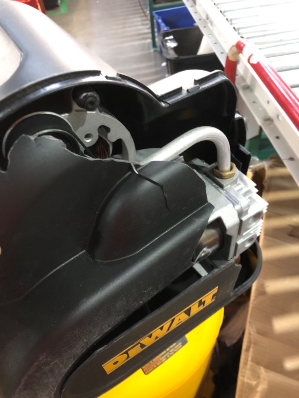 Photo 1 of ***NONREFUNDABLE - MAJOR DAMAGE - FOR PARTS ONLY - SEE COMMENTS***
DEWALT 15 Gal. Portable Electric Air Compressor
