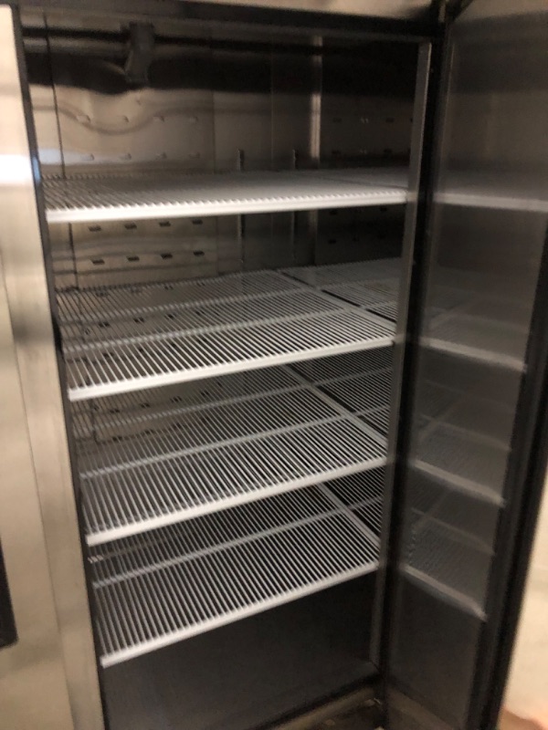 Photo 6 of *****SLIGHTLY DENTED, USED LIKE NEW/ TRUCK AND TRAILER PICK UP ONLY****VEVOR Commercial Freezer 60.42 Cu.ft, Reach In 82.5" W Upright Freezer 3 Doors, Auto-Defrost Stainless Steel Reach-in Freezer with 12 Adjustable Shelves, -13 to 5? Temp Control, LED Li