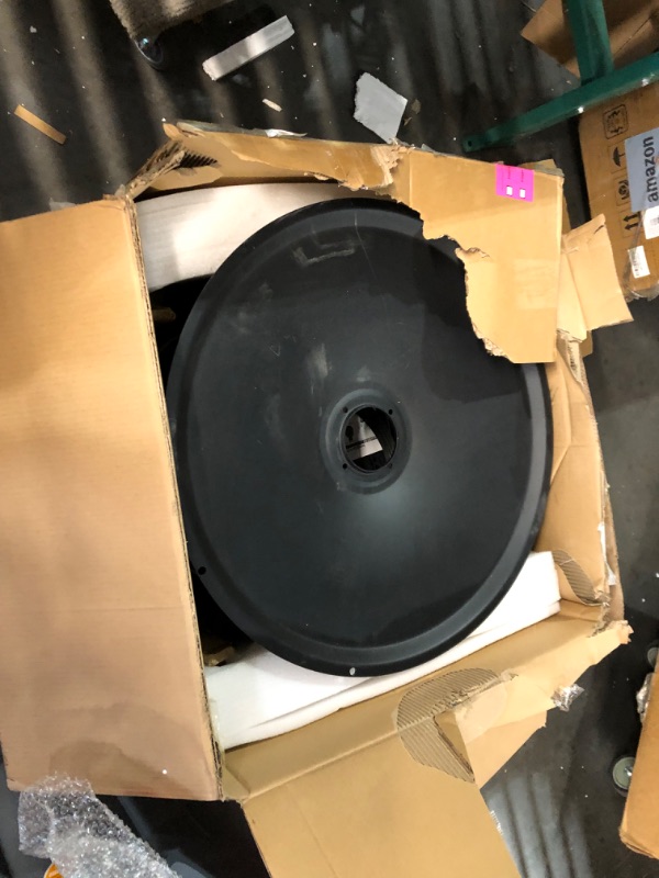 Photo 1 of ***USED - INCOMPLETE - SEE COMMENTS***
Barber Chair Hair Salon Chair,Heavy Duty 700 LBS, for Hair Stylist Barber Beauty Tattoo Massage(Black White)