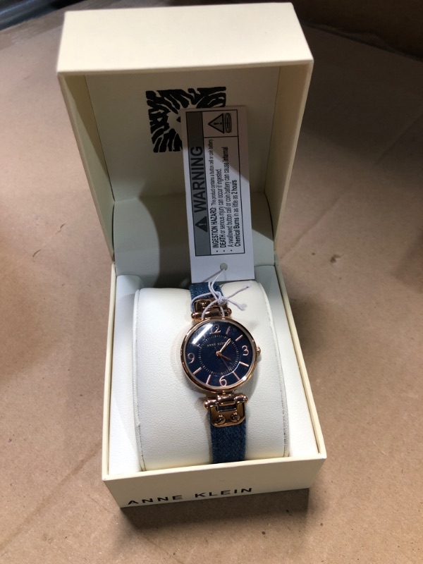Photo 1 of ***(NEEDS NEW BATTERY/ UNABLE TO TEST)***
Anne Klein Women's Leather Strap Watch