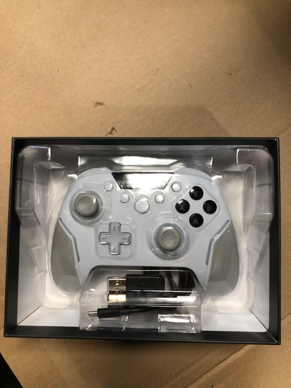 Photo 1 of EasySMX X20 Wireless Gaming Controller with RGB Backlit, 2-Stage Hall Effect Stick, 1000Hz Polling Rate, 6-Axis Gyro on Multi-Platform, Mech Buttons- Compatible with PC/Switch/Steam/Android