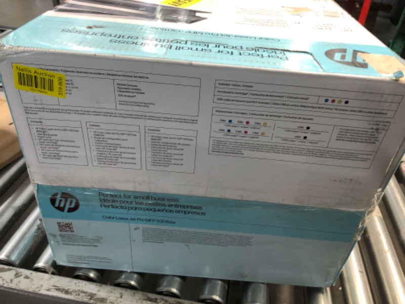 Photo 1 of HP Color Laserjet Pro MFP 3301fdw Wireless All-in-One Color Laser Printer, Office Printer, Scanner, Copier, Fax, ADF, Duplex, Best-for-Office (499Q5F)