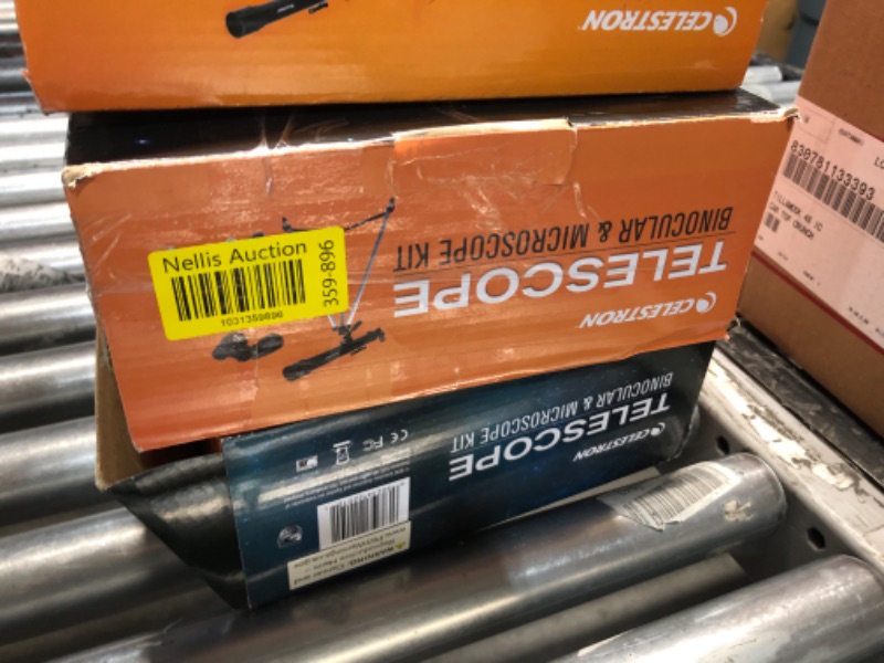 Photo 1 of ***(MISSING PARTS/ SEE NOTES)***
Celestron 22010 Science Kit (Includes Telescope, Microscope, Binoculars, Tripod and Accessories), 6 Piece, Black