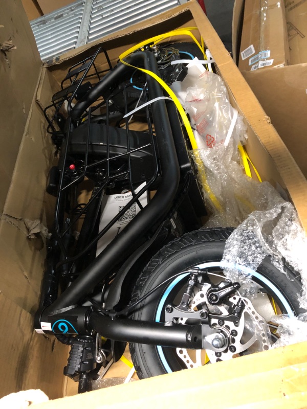 Photo 2 of **PARTS ONLY**Gyroshoes Electric Scooter with Seat for Adults, 550W Powerful Motor 20-Mile Range, Speed up to 18.6MPH, Ample Storage for Pets & Cargo, C1S-43G