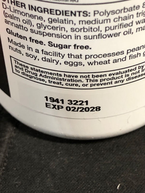 Photo 2 of ***(EXP:2/2028 )NONREFUNDABLE***Qunol CoQ10 200mg Softgels, Ultra CoQ10 - Ultra High Absorption Coenzyme Q10 Supplements - Antioxidant Supplement for Vascular and Heart Health & Energy Production, 90 Count