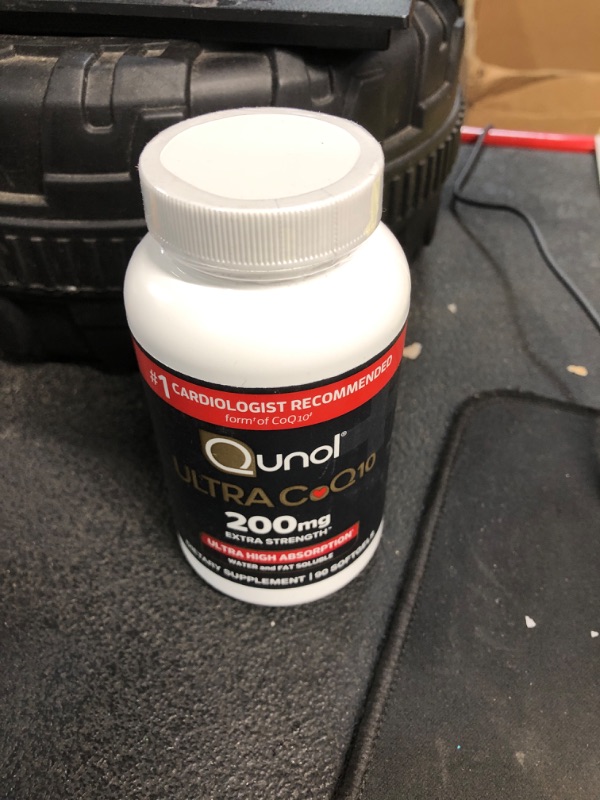 Photo 3 of ***(EXP:2/2028 )NONREFUNDABLE***Qunol CoQ10 200mg Softgels, Ultra CoQ10 - Ultra High Absorption Coenzyme Q10 Supplements - Antioxidant Supplement for Vascular and Heart Health & Energy Production, 90 Count