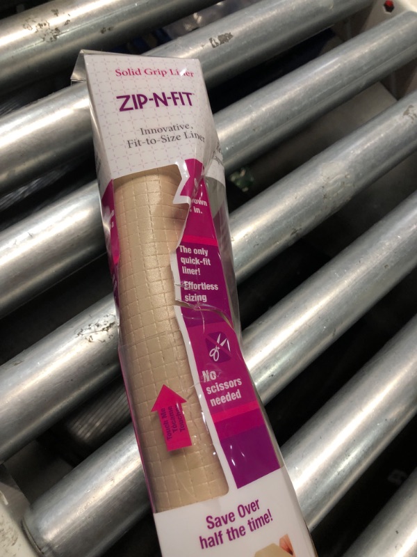 Photo 2 of  2 pack Con-Tact Grip 4 ft. L X 18 in. W Taupe Non-Adhesive Shelf Liner