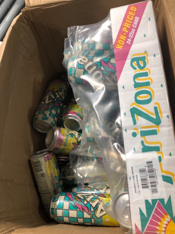 Photo 3 of ***(EXP: 21 AUG 2026)NONREFUNDABLE*** AriZona Lemon Tea - Big Can, 22 Fl Oz (Pack of 24)