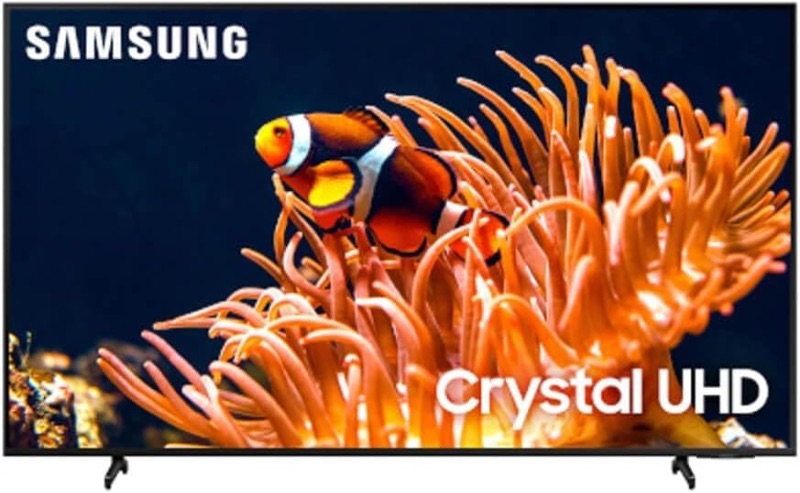 Photo 1 of SAMSUNG 55-Inch Class 4K Crystal UHD DU8000 Series HDR Smart TV w/Object Tracking Sound Lite, Motion Xcelerator, Ultra Slim Design, Gaming Hub, Alexa Built-in (UN55DU8000, 2024 Model)