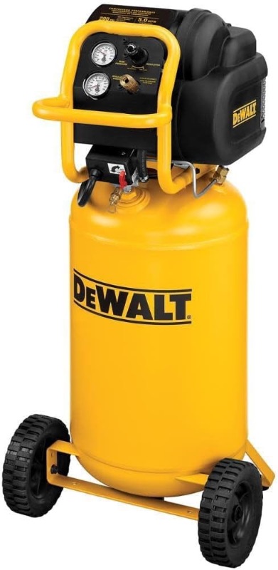 Photo 1 of *FOR PARTS ONLY* 
DEWALT Vertical Portable Compressor, 1.9 Hp 200 Psi Oil Free High Pressure Low Noise (D55168)