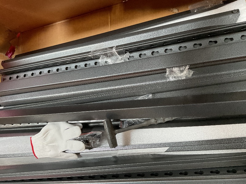 Photo 3 of *FOR PARTS ONLY/ MISSING SHELVES* Heavy-Duty 2300 lb Shelving w/ Five Shelves
37” x 17.3” x 5.9”