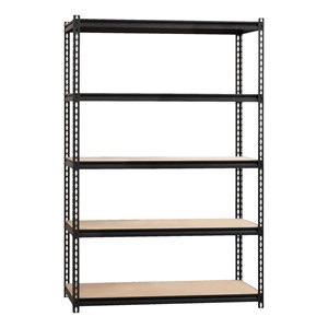 Photo 1 of *FOR PARTS ONLY/ MISSING SHELVES* Heavy-Duty 2300 lb Shelving w/ Five Shelves
37” x 17.3” x 5.9”