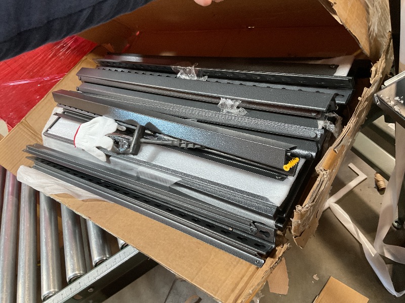 Photo 1 of *FOR PARTS ONLY/ MISSING SHELVES* Heavy-Duty 2300 lb Shelving w/ Five Shelves
37” x 17.3” x 5.9”