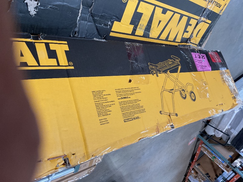 Photo 4 of DEWALT Miter Saw Stand With Wheels (DWX726), Yellow