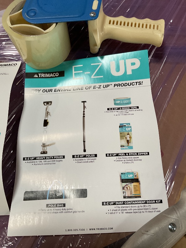 Photo 1 of Trimaco 2-Pack of 20 54738 E-Z Up Dust Containment Pole