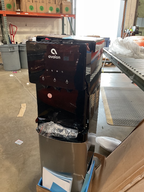 Photo 1 of Avalon Bottom Loading Water Cooler Water Dispenser with BioGuard- 3 Temperature Settings - Hot, Cold & Room Water, Durable Stainless Steel Construction, Anti-Microbial Coating- UL Listed