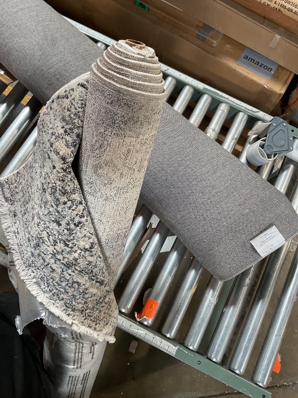 Photo 1 of Loloi Magnolia Home by Joanna Gaines Sinclair Collection SIN-04 Natural/Sage 7'-6" x 9'-6", .25" Pile Height, Machine Washable, Area Rug