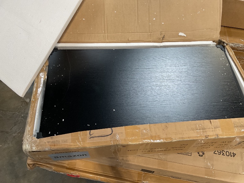 Photo 1 of Tatub 40-50 Gallon Fish Tank Stand with Cabinet, Metal Aquarium Stand with Storage for Fish Accessories Storage, Reptile Tank Table Turtle Terrariums Table Heavy Duty 1000 LBS Capacity, Vintage Brown