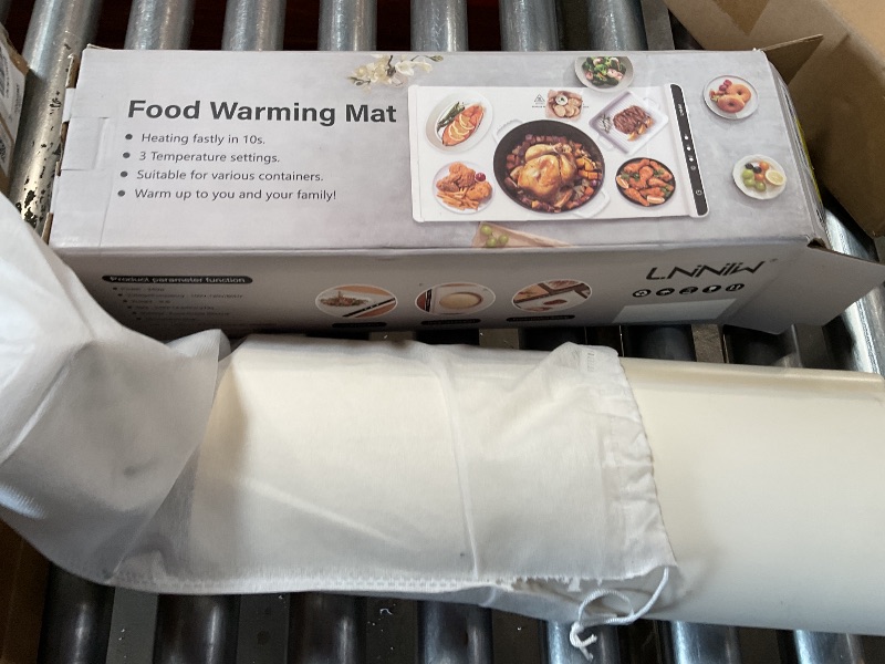 Photo 1 of LNNIW Warming Mat for Food,Food Warming Mat,Electric Warming Tray for Buffets Party and Home Daily Use,Heating Fastly in 10s,Portable Design,Timed Function for Your Family.