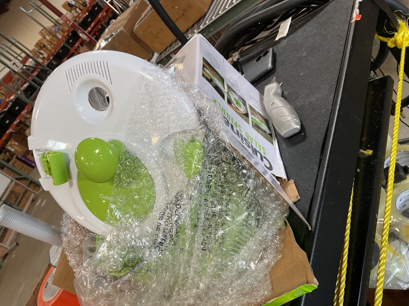 Photo 1 of Cuisinart Large Salad Spinner, 5-Qt , Vegetable & Fruit Salad Washing Bowl with Strainer, Quick Prep Spinner for Salad Greens, Lettuce, Fruits & Vegetables, CTG-00-SAS