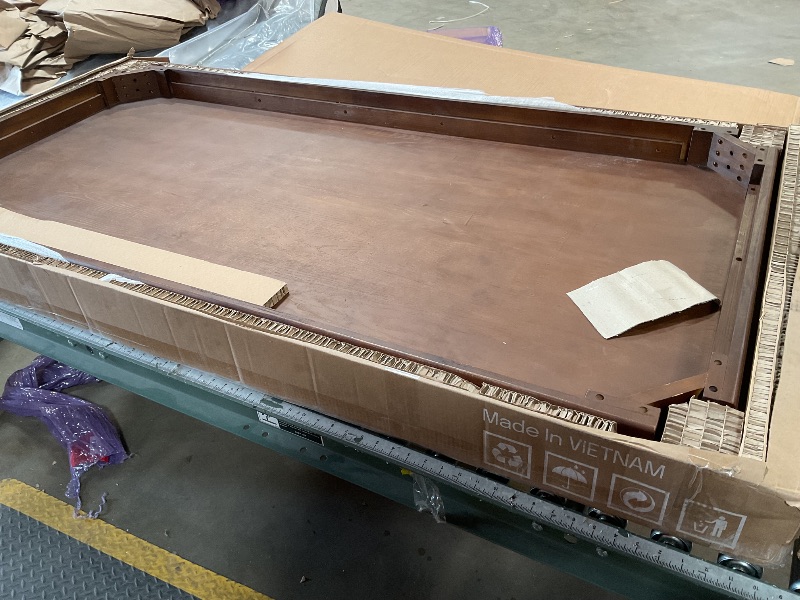 Photo 1 of *ONLY THE TABLE*NTC Mingle 71 Inch Modern Design, Rectangular Dinner Table for Dining Room, Living Room Furniture, Effortless Assembly, Dark Walnut