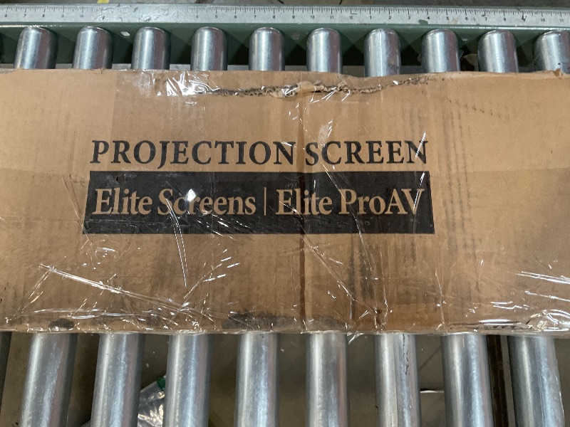 Photo 1 of Elite Screens Starling Tab-Tension 2 CineGrey 4D, 126 inch 16:9, Ceiling Ambient Light Rejecting (CLR/ALR) Tab-Tensioned Electric Drop Down Front Projector Screen Programmed Remote Kit, STT126UHD4-E12