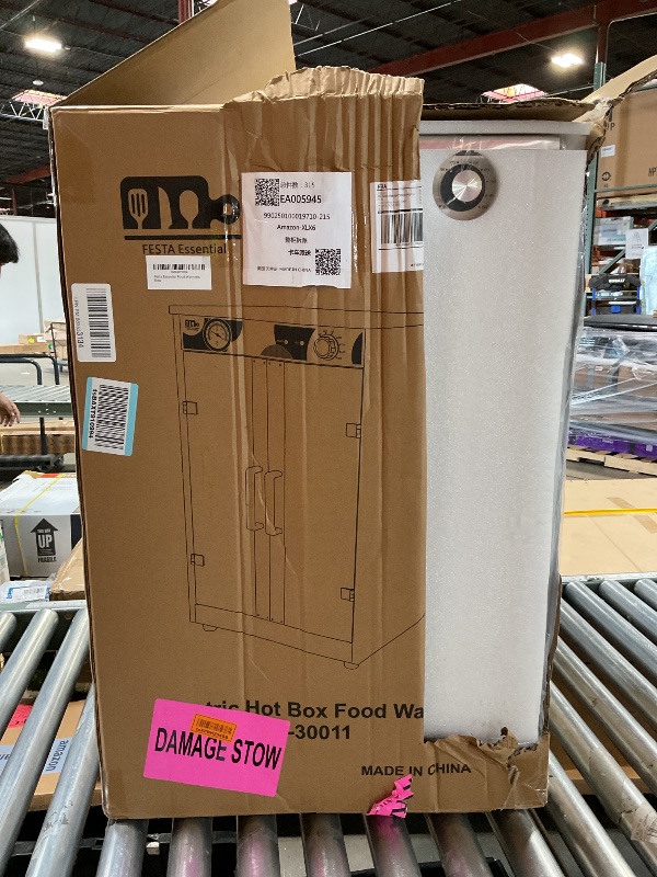 Photo 1 of 5-Shelf Electric Catering Hot Box Food Warmer Accommodating up to (10) 15" Pizza Boxes, Countertop Heated Holding Cabinet for Pretzels, Warming Machine for Home Commercial Use, 120V 600W