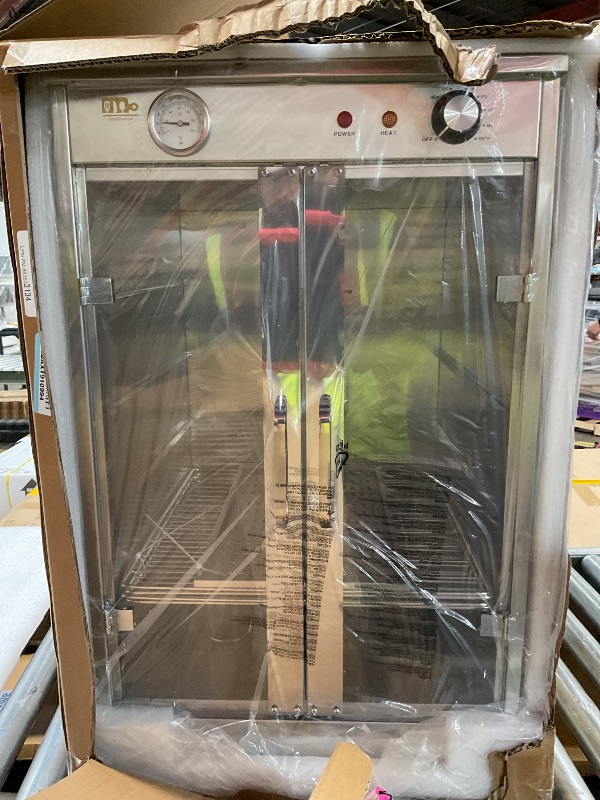 Photo 1 of 5-Shelf Electric Catering Hot Box Food Warmer Accommodating up to (10) 15" Pizza Boxes, Countertop Heated Holding Cabinet for Pretzels, Warming Machine for Home Commercial Use, 120V 600W