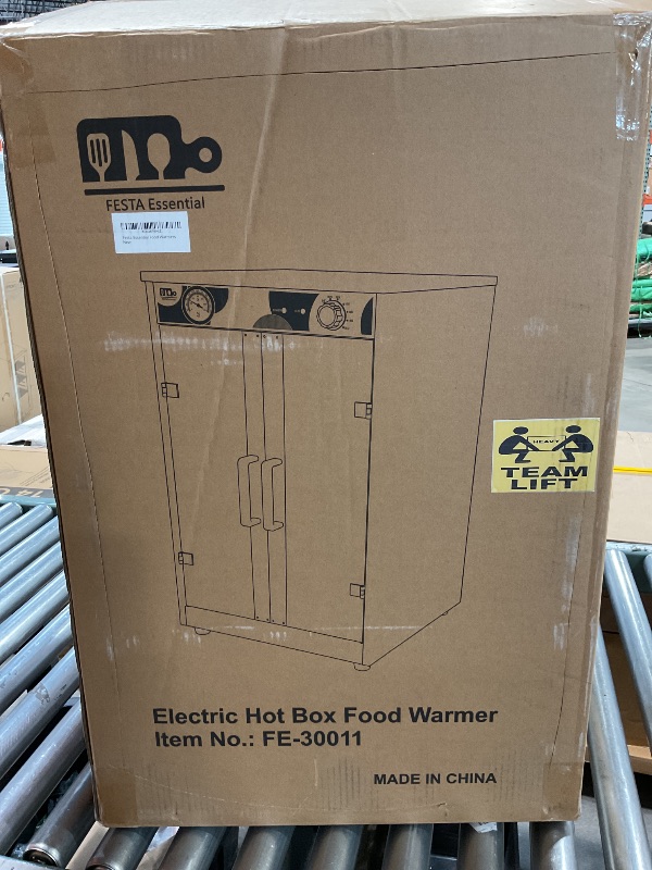 Photo 1 of 5-Shelf Electric Catering Hot Box Food Warmer Accommodating up to (10) 15" Pizza Boxes, Countertop Heated Holding Cabinet for Pretzels, Warming Machine for Home Commercial Use, 120V 600W