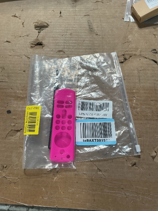 Photo 1 of (2 Pack) Fire Stick Remote Cover 3rd Gen with Alexa Voice Remote,Fire TV Remote Cover Glow in The Dark, Anti Slip Shockproof Silicone Protective Case with Lanyard(Glow Yellow&Not Glow Rose Red)