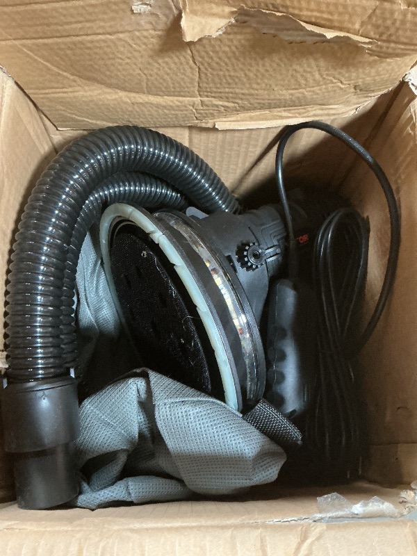 Photo 1 of *** USED***VEVOR Drywall Sander, 800W Electric Sander with 12 Sanding Discs, Variable Speed 1200-2300 RPM Wall Sander with Automatic Vacuum Dust Collection System, Double LED Lights, Dust Bag, Detachable Edge