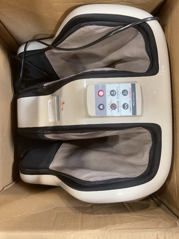 Photo 1 of ***USED***Human Touch Reflex SOL Foot & Calf Massager w/Heat - HSA Approved - Plantar Fasciitis Relief + Circulation + Shiatsu Deep Kneading + Vibrating for Stress - Adjustable for Women & Men up to Size 12