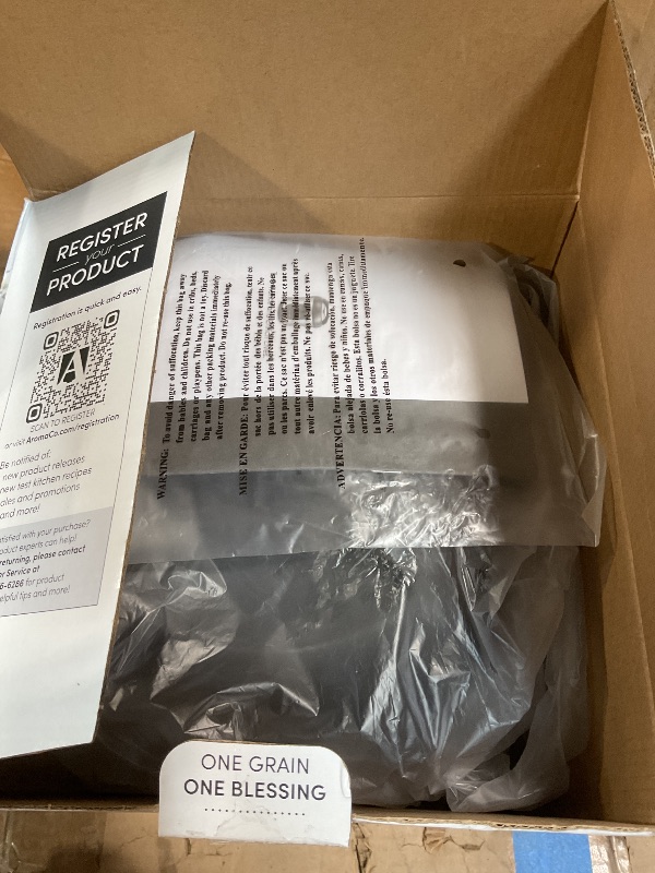 Photo 1 of ***FOR PARTS ONLY / DAMAGED*** AROMA Professional Digital Rice Cooker, Multicooker, 4-Cup (Uncooked) / 8-Cup (Cooked), Steamer, Slow Cooker, Grain Cooker, 2Qt, Stainless Steel Exterior, ARC-994SG