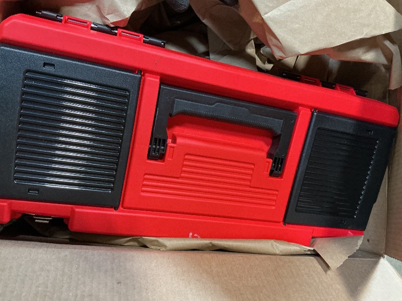 Photo 1 of CRAFTSMAN Tool Box, Lockable 20-inch with Removable Tray and Small Parts Storage (CMST20901)