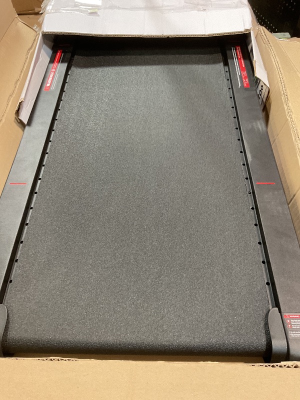 Photo 1 of ***FOR PARTS ONLY/ HAS DAMAGED BASE**** Walking Pad Treadmill with APP, 3 in 1 Under Desk Treadmills, 2.5HP Low Noise Walking Vibration Pad with Remote Control,Portable Treadmill for Home Office, Red