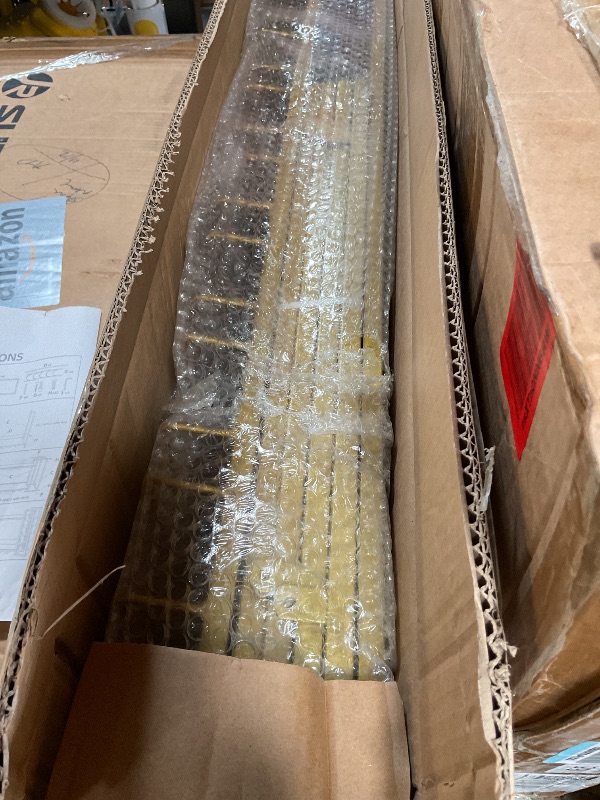 Photo 1 of  Wine Rack with Wine Glass Rack, 2-Tier Multi-Functional Shelf for Home Restaurant Bar Storage Rack (Gold, 31.5" W x 9.8" D x 21.6" H)