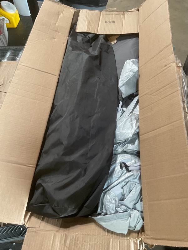 Photo 1 of **BROKEN** MISSING PARTS** 
Portable Baby Playpen with Inflatable Mattress & Sunshade,Outdoor Baby Playpen for Babies and Toddlers,Foldable Pop Up Play Tent for Home, Park, Beach and Camping,Beach playpen-Light Gray