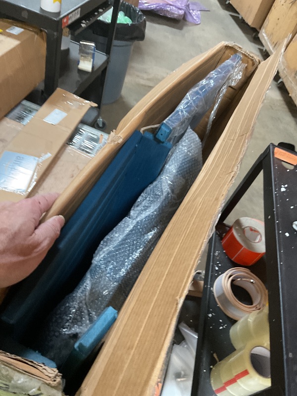 Photo 1 of *** ONLY 1 CHAIR*** GarveeLife Poly Lumber Rocking Chair Outdoor Set of 6 - HDPE High Back Porch Rocker Chairs for Adults - All Weather Resistant Furniture for Patio - Navy Blue