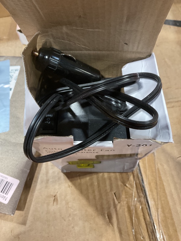 Photo 1 of 12V Car Heater (Cigarette Lighter Plug) - 360° Rotatable Vehicle Heater, 150W Dashboard Car Heater