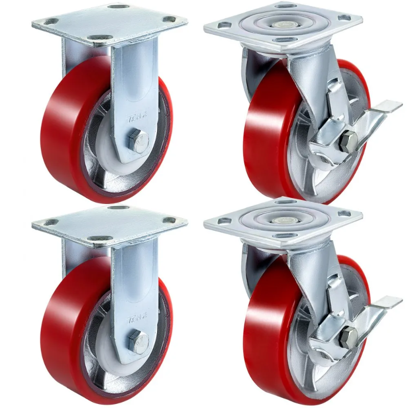 Photo 1 of **WHEELS ONLY**VEVOR 4 Pack Caster Wheels
