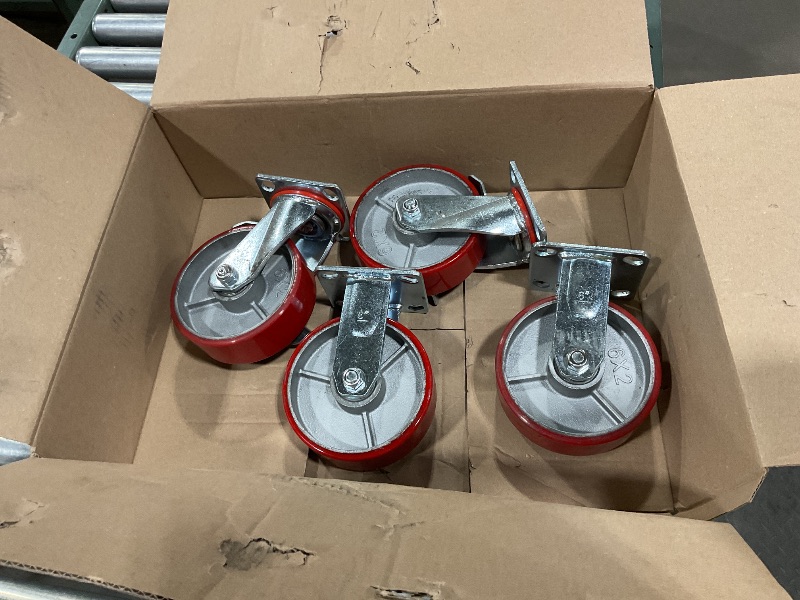 Photo 1 of **WHEELS ONLY**VEVOR 4 Pack Caster Wheels