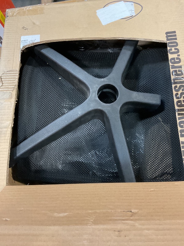 Photo 1 of ***MISSING ASSEMBLY HARDWARE*** FDW Ergonomic Office Chair Home Desk Chair Task Mesh Computer Chair Gaming with Back Lumbar Support Armrest Modern Swivel Modern Adjustable Rolling Executive Mesh Chair for Women Men (Black)