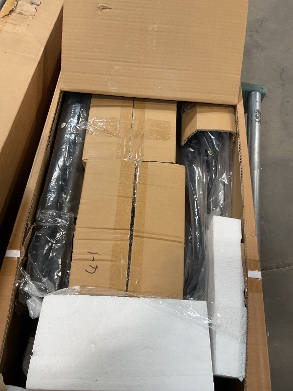 Photo 1 of **SELLING FOR PARTS AS PARTIAL SET. BOX TWO OF TWO**GarveeLife Power Cage, Multi-Functional Power Racks for Home Gym with Cable Crossover System, 1600 LBS Weight Capacity Fitness Squat Rack for Strength Workout with More Training Attachment, Red